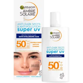 Ambre Solaire Ultra-Light Sensitive Face Fluid SPF50  40ml