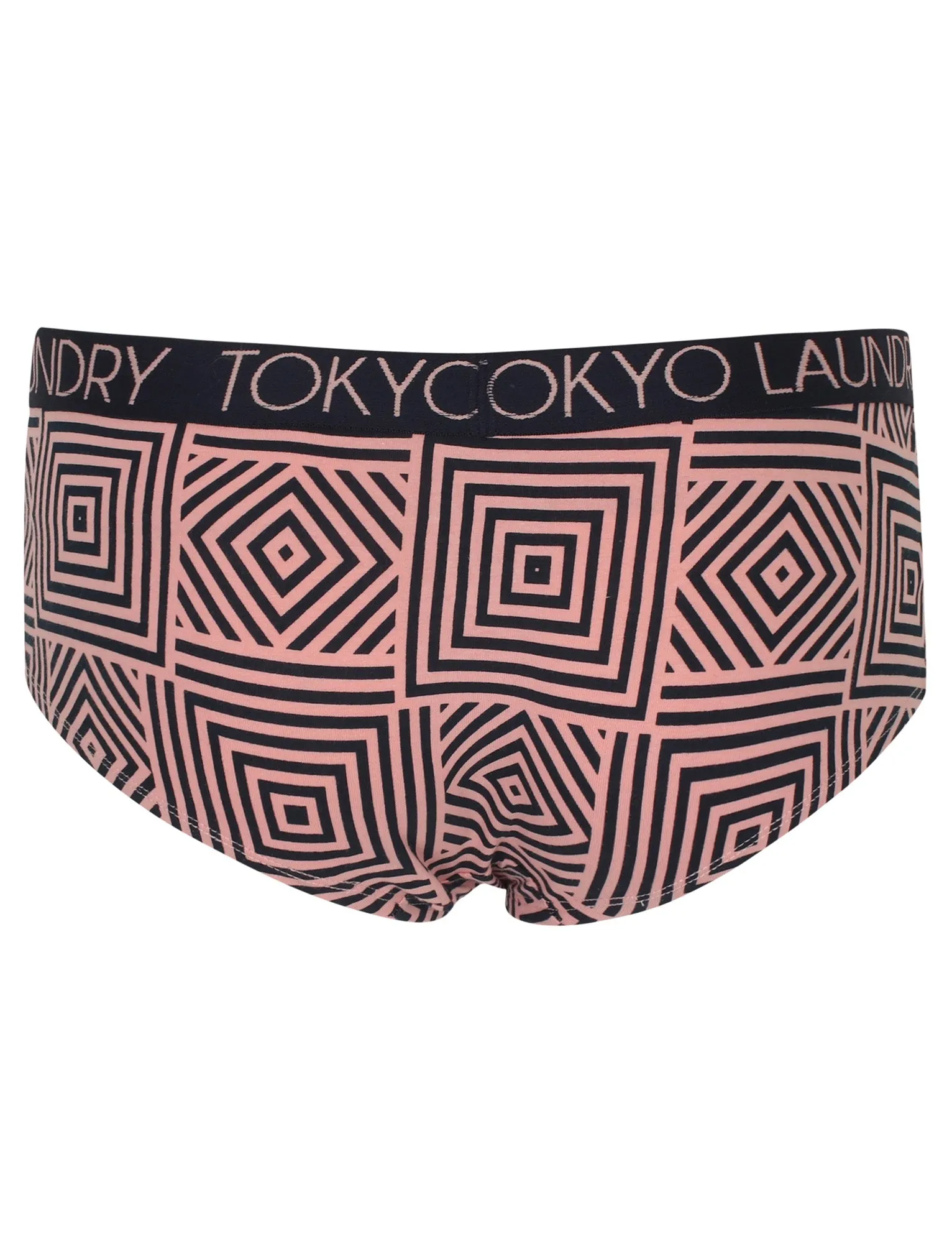 Bellflower (3 Pack) Assorted Hipster Briefs In Blush / Midnight Blue / Blush - Tokyo Laundry