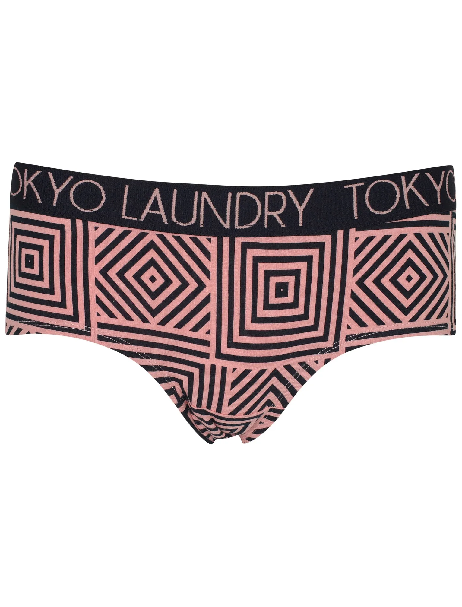 Bellflower (3 Pack) Assorted Hipster Briefs In Blush / Midnight Blue / Blush - Tokyo Laundry
