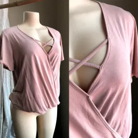 Blush Soft Easywear Blouse - XL/