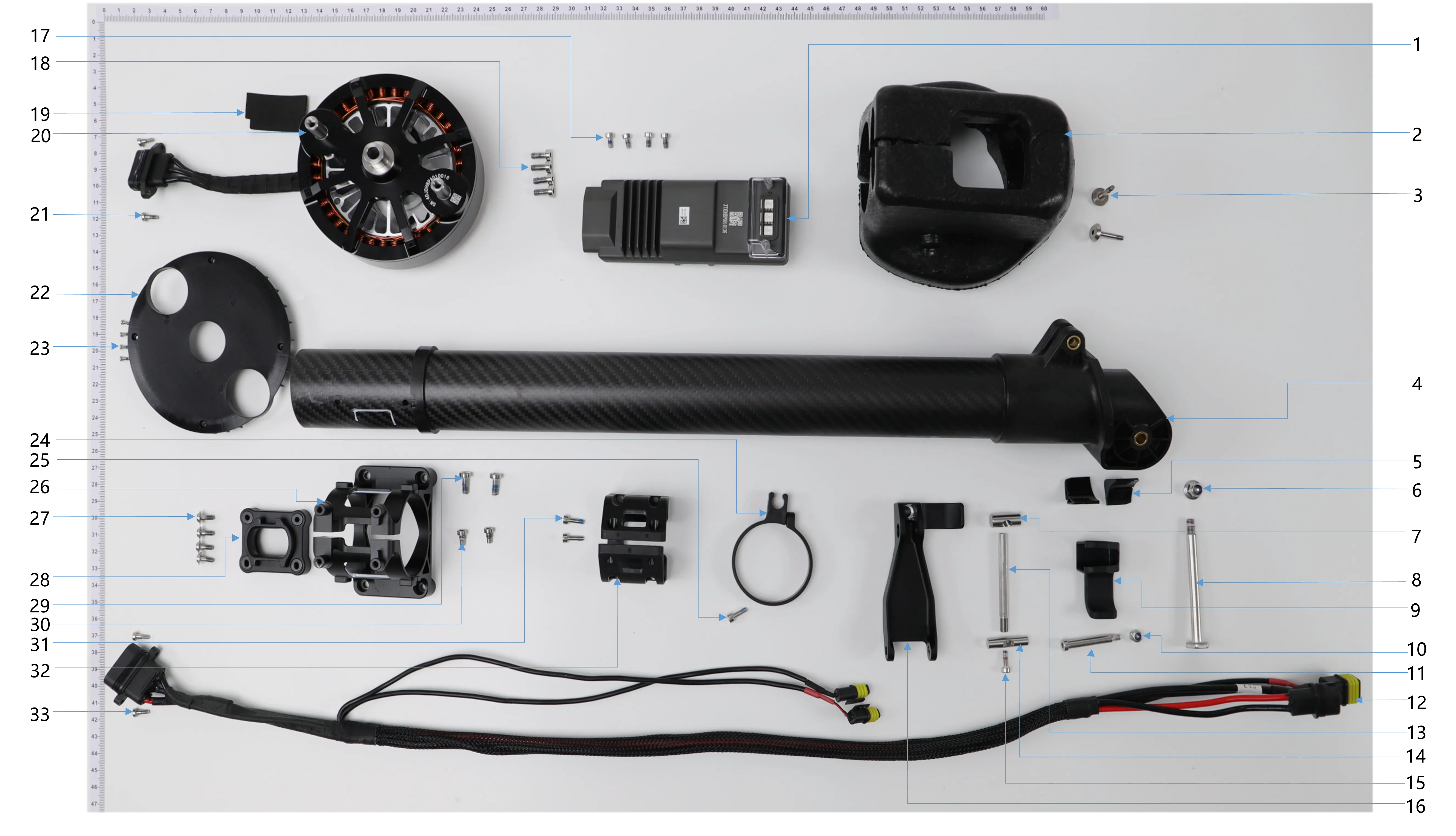 DJI Agras T-30 M1/M4 Arm Parts Package