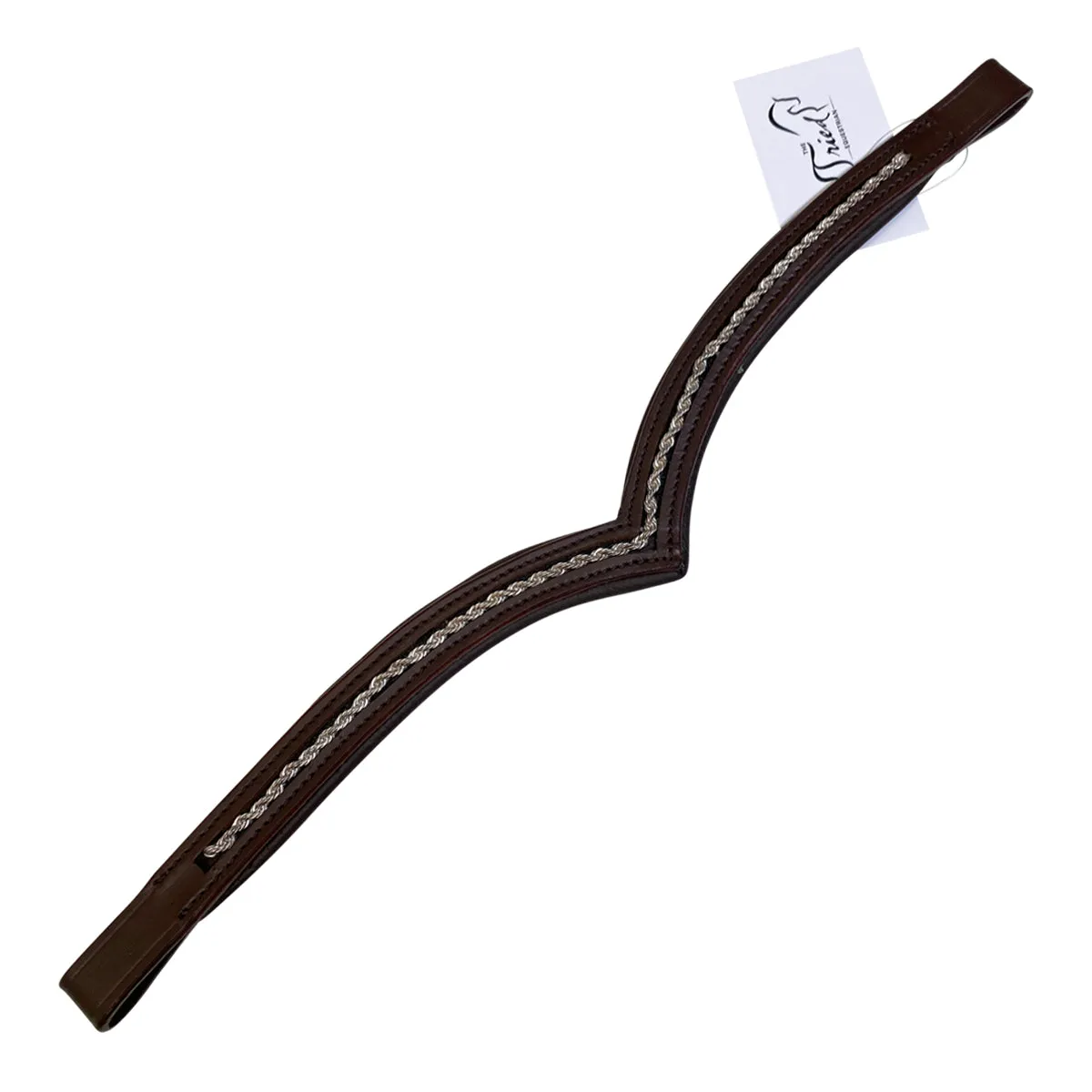 Dressage Browband in Chocolate - Medium