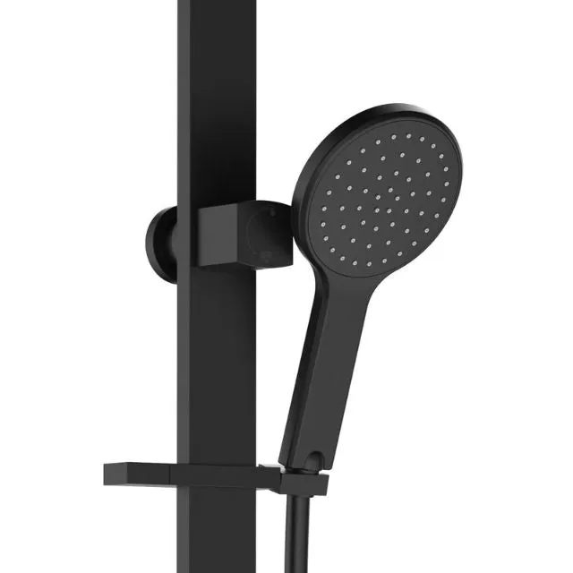 Fienza Kaya Deluxe Twin Shower Matte Black