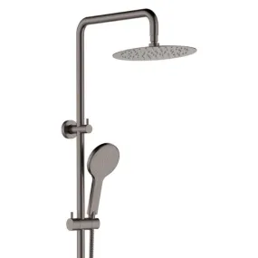 Fienza Kaya Twin Rail Shower Gun Metal