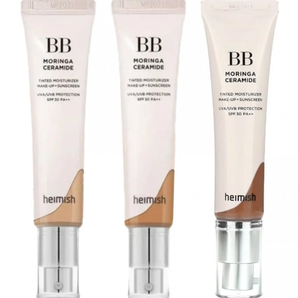 Heimish Moringa Ceramide BB Cream Tinted Moisturiser PA   SPF30 30g