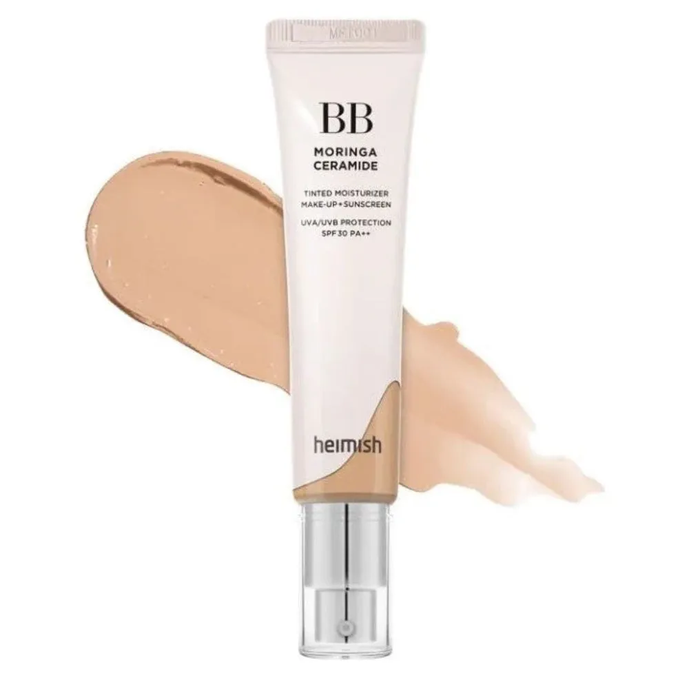 Heimish Moringa Ceramide BB Cream Tinted Moisturiser PA   SPF30 30g