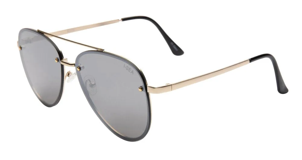I Sea River Sunglasses in Gold/Silver