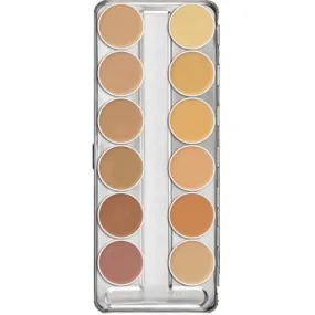 Kryolan Dermacolor Camouflage Creme Palette 12 Colors - (A)