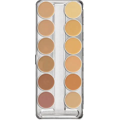 Kryolan Dermacolor Camouflage Creme Palette 12 Colors - (A)