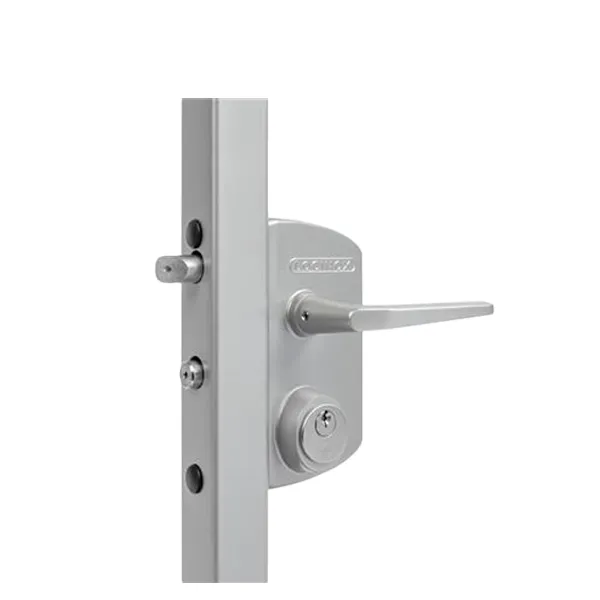 Locinox - LUKY3030J5LZILVGMAM - Mortise - Cylinder Gate Lock - USA - Schlage "C" Keyway - 5 Pin