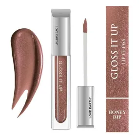 Love earth lip gloss (honey dip)