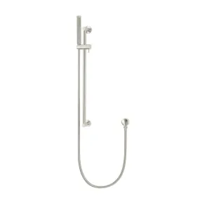 Meir Round Shower on Rail - Brushed Nickel