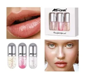 Miss Beauty New Lip Care 3-step Set, Including Lip Scrub, Moisturizing Lip Gloss And Lip Balm For Girls and For Women