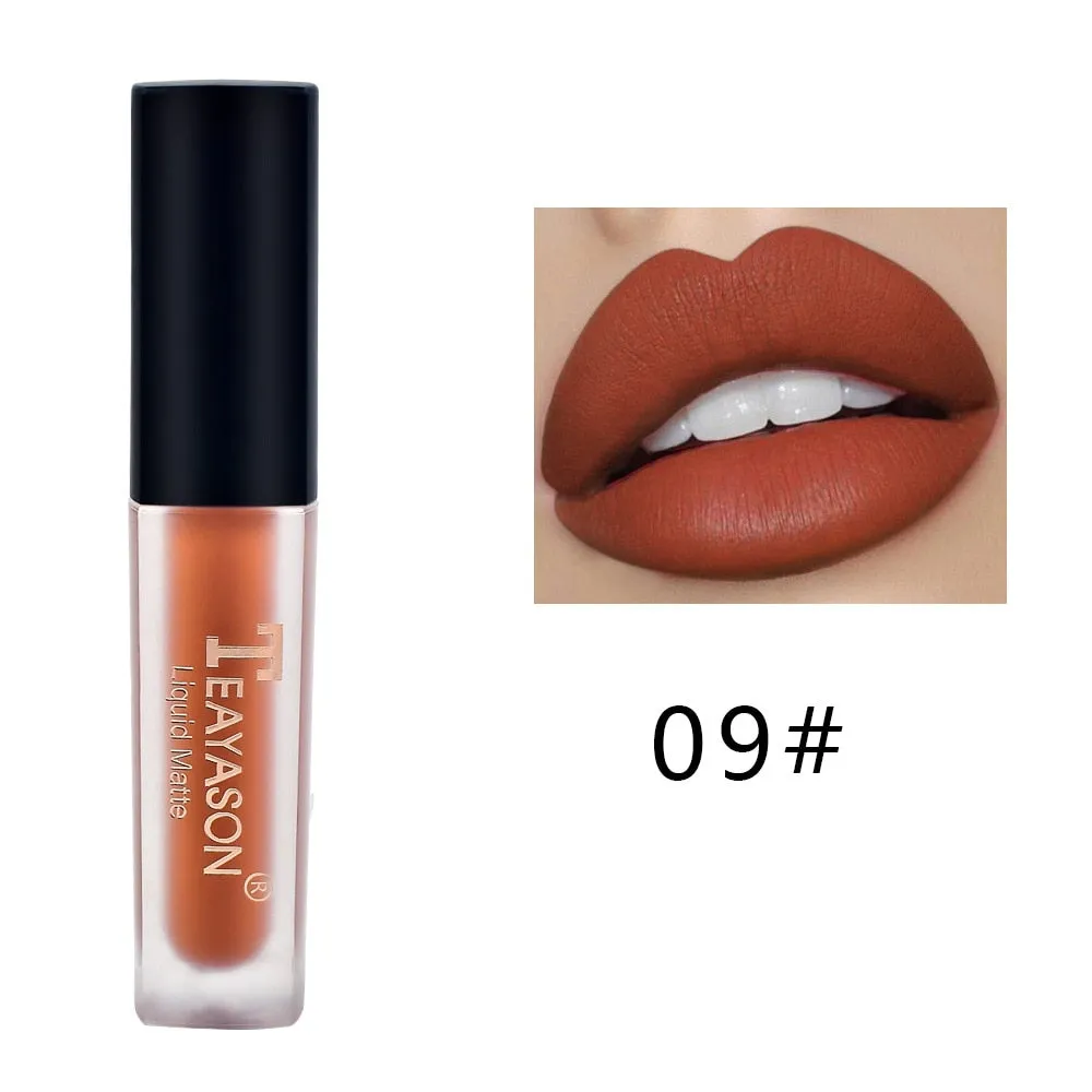 Moisturizing Nude Waterproof Velvet Matte Liquid Lip Gloss