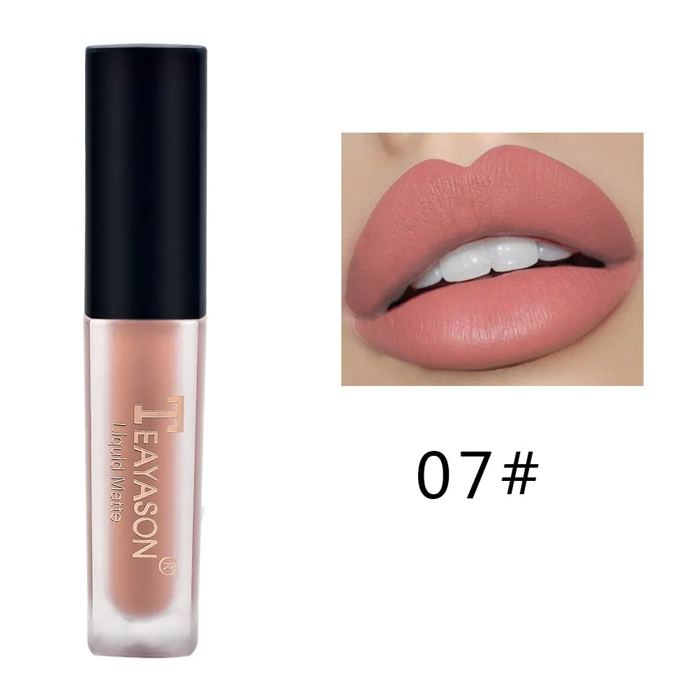 Moisturizing Nude Waterproof Velvet Matte Liquid Lip Gloss
