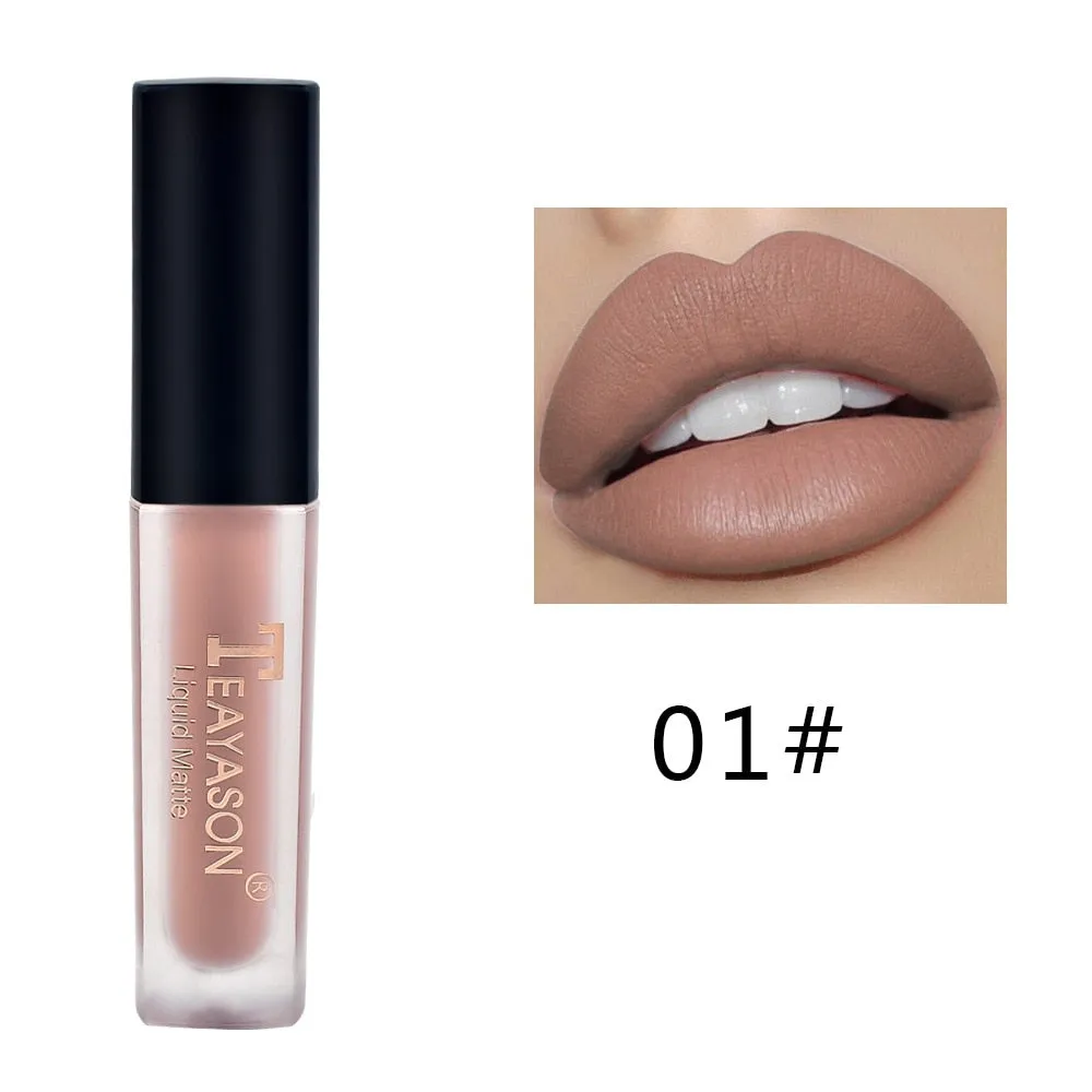 Moisturizing Nude Waterproof Velvet Matte Liquid Lip Gloss