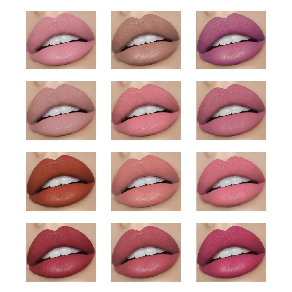 Moisturizing Nude Waterproof Velvet Matte Liquid Lip Gloss