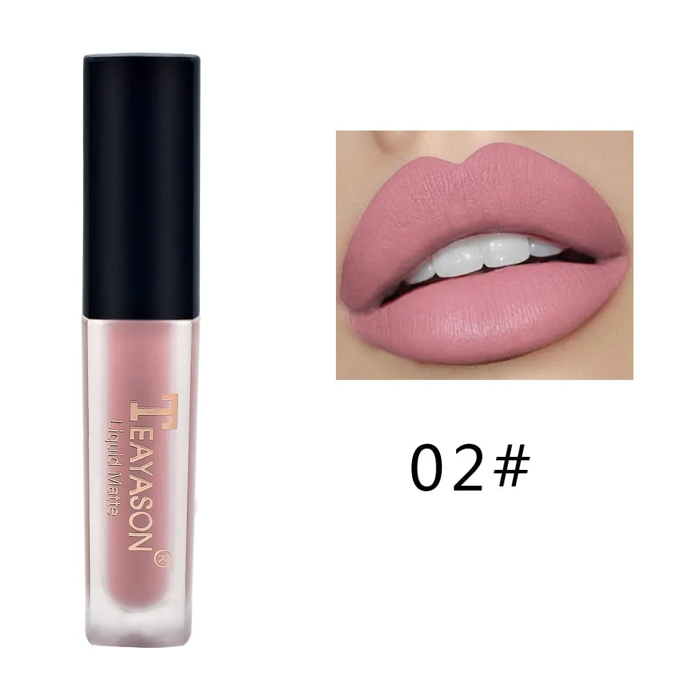 Moisturizing Nude Waterproof Velvet Matte Liquid Lip Gloss