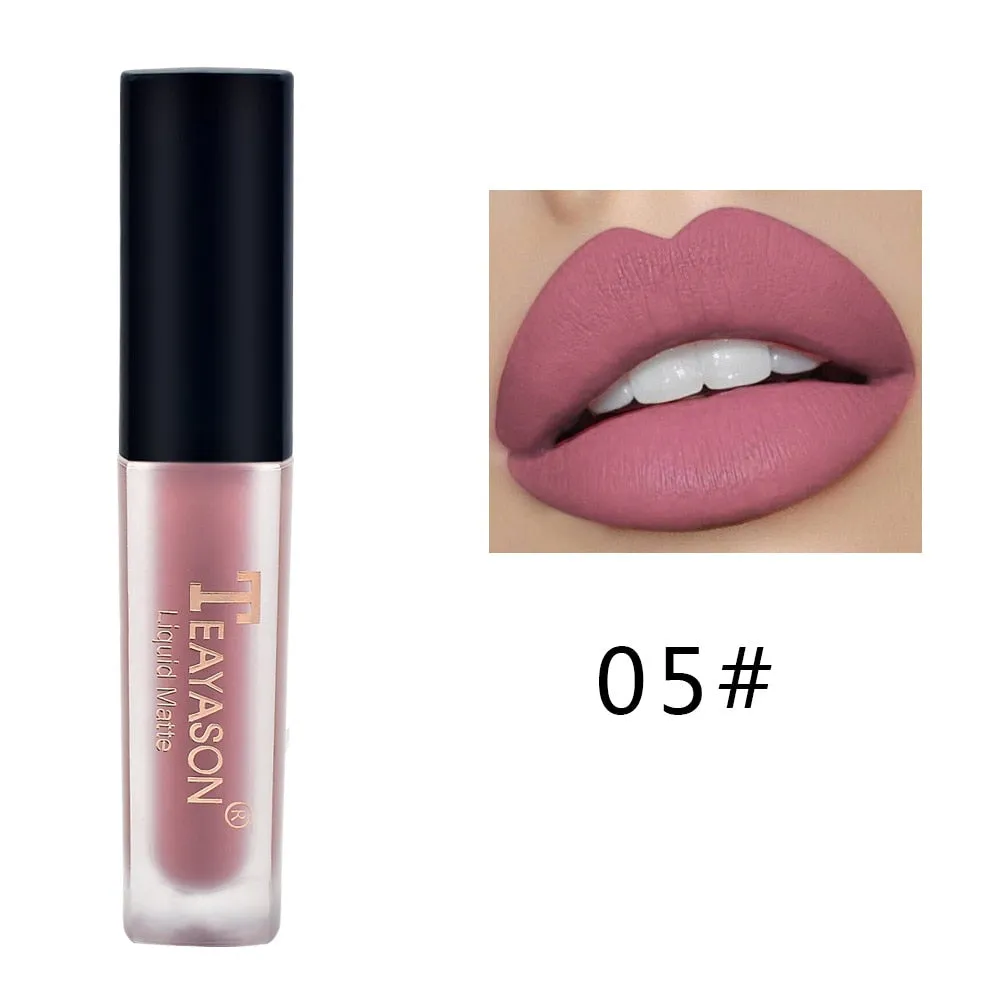 Moisturizing Nude Waterproof Velvet Matte Liquid Lip Gloss