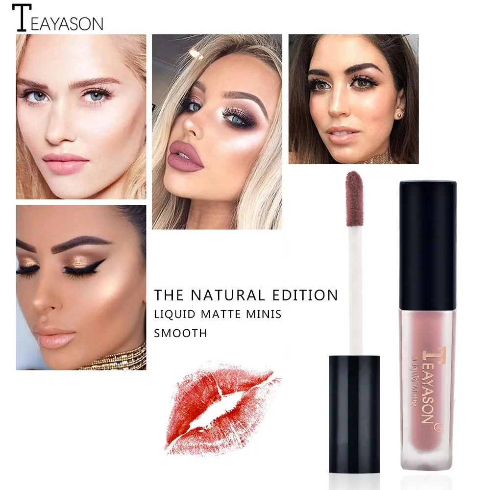 Moisturizing Nude Waterproof Velvet Matte Liquid Lip Gloss