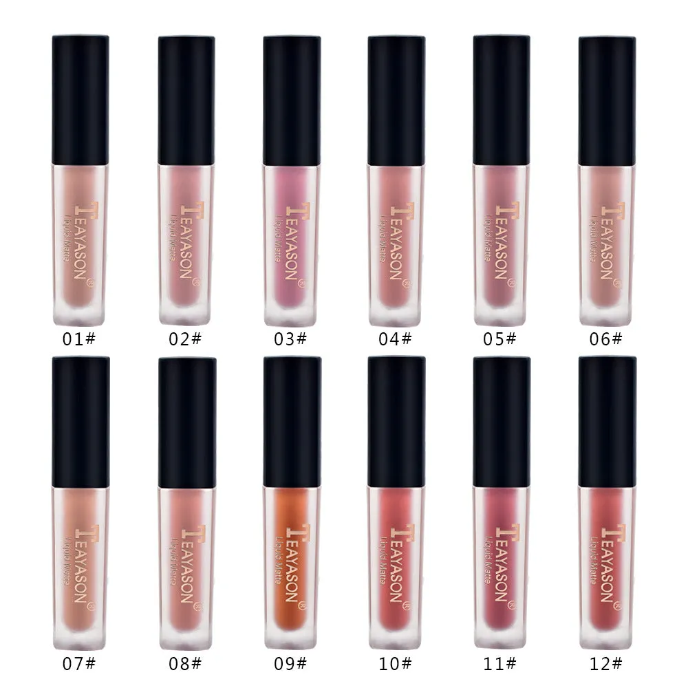 Moisturizing Nude Waterproof Velvet Matte Liquid Lip Gloss