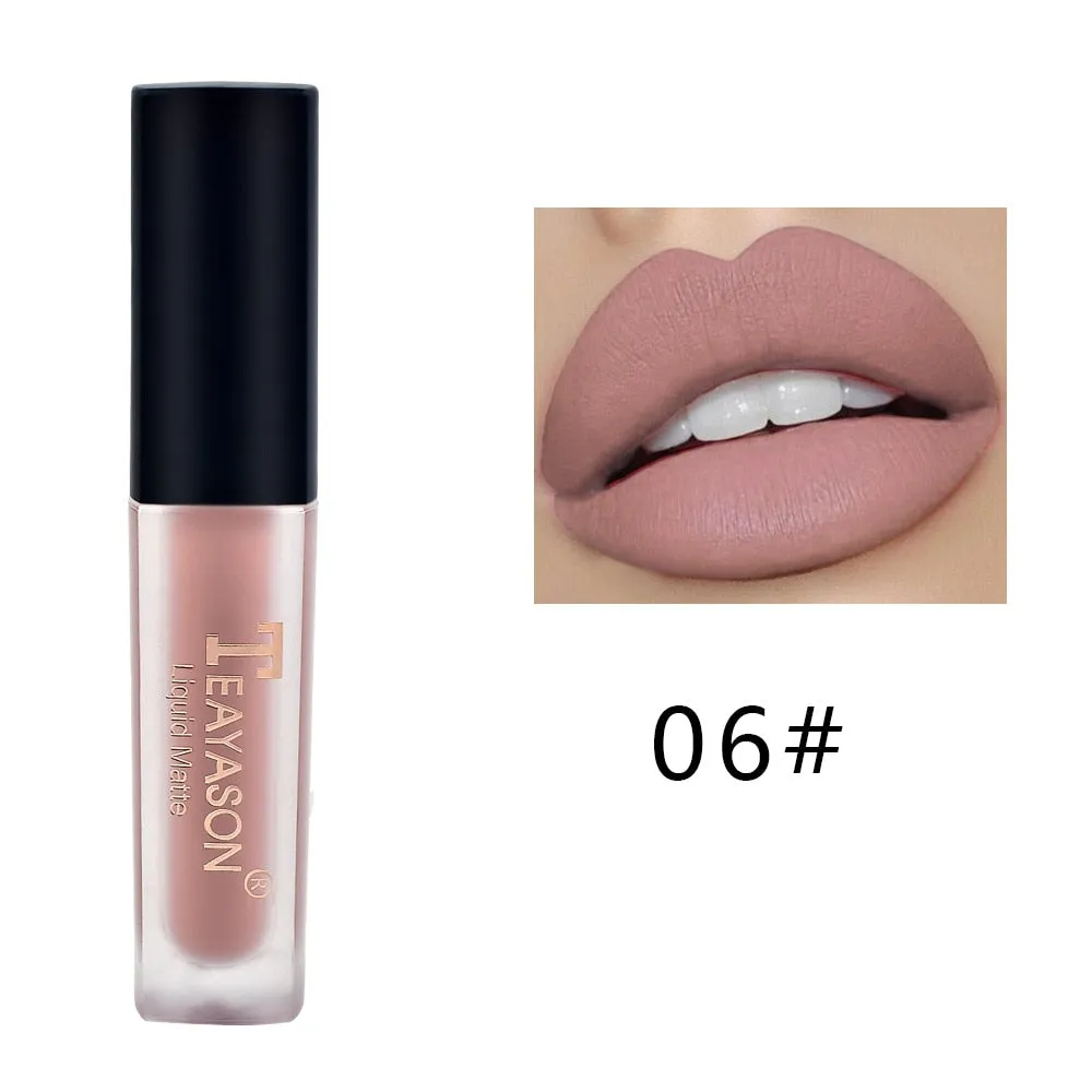 Moisturizing Nude Waterproof Velvet Matte Liquid Lip Gloss