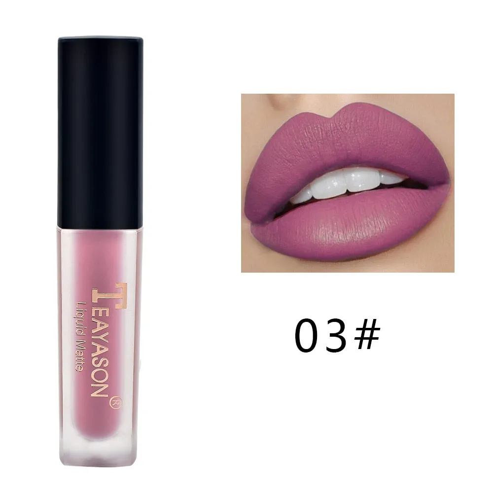 Moisturizing Nude Waterproof Velvet Matte Liquid Lip Gloss