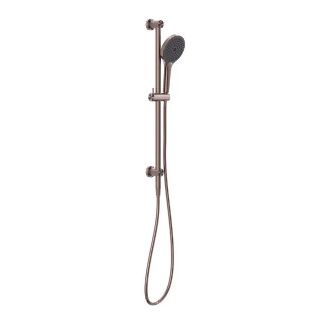 Nero Opal Shower Rail With Air Shower II Brushed Bronze