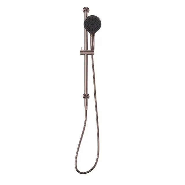 Nero Opal Shower Rail With Air Shower II Brushed Bronze