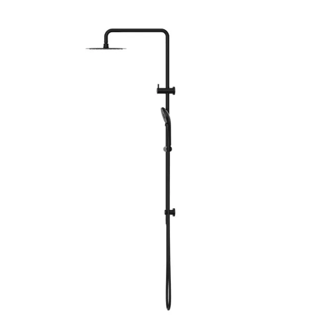 Nero Round Project Twin Shower 4 Star Rating Matte Black
