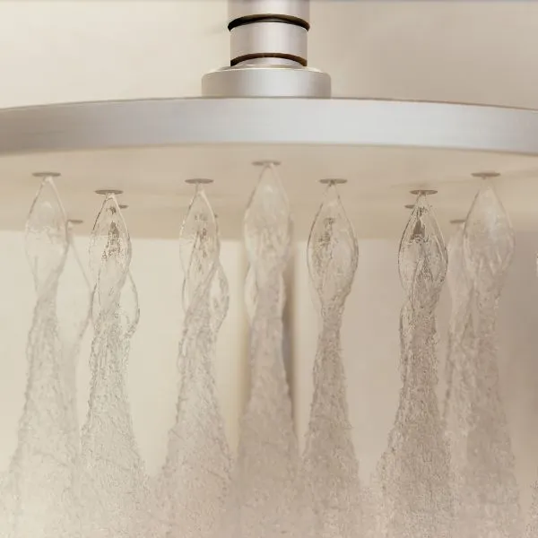 Phoenix Tapware Oxley Twin Rail Shower Brushed Carbon