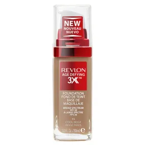 Revlon Age Defying 3X Foundation 30.0ml 55 COOL BEIGE