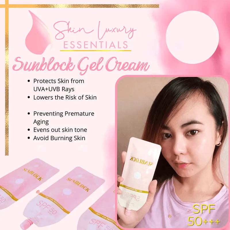 Skin Luxury Essentials Sunblock Gel Cream Spf 50    - 50g