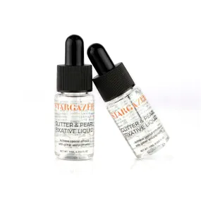 Stargazer Glitter and Pearl Fixing Solution, Vegan Friendly, Cruelty Free and Paraben Free Cosmetic Fixing Solution, Apply Cosmetic Pigments For Bold Makeup Looks, 0.35 fl. oz.