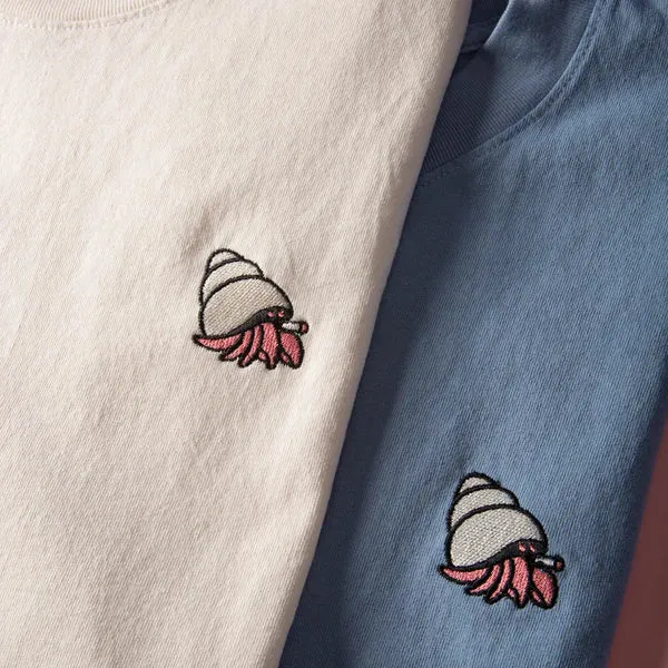 The Quiet Life Smoking Crab T-Shirt - Cream