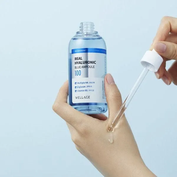 WELLAGE Real Hyaluronic Blue Ampoule 100 100ml