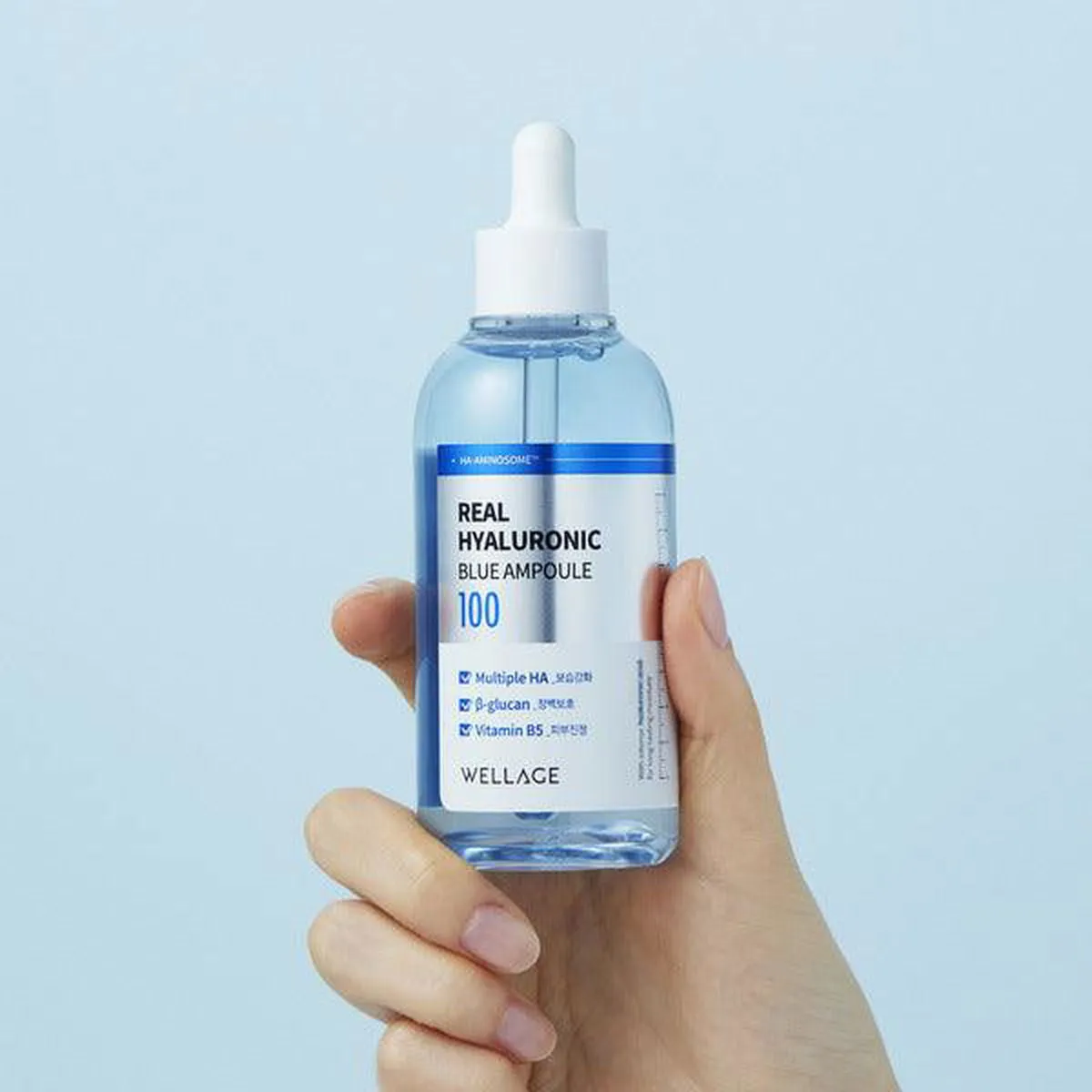 WELLAGE Real Hyaluronic Blue Ampoule 100 100ml
